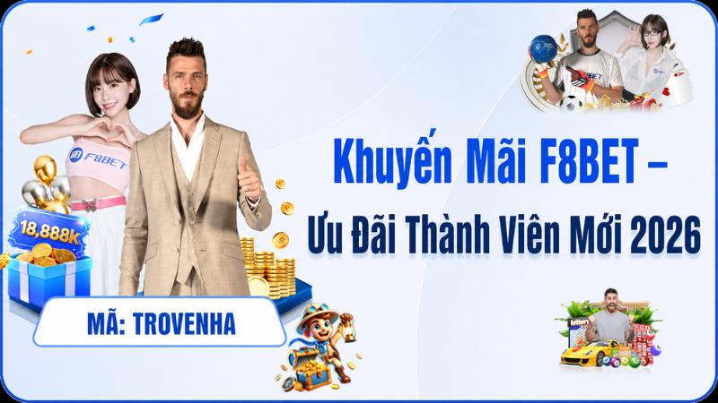 Khuyến Mãi F8BET – Ưu Đãi Thành Viên Mới 2026